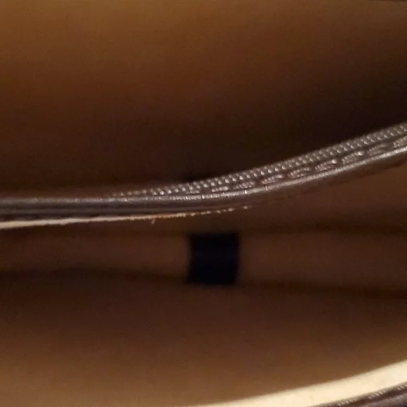 Vera Pelle Made In Italy Leather Dark Brown shoulder bag. Vintage - Picture 9 of 10